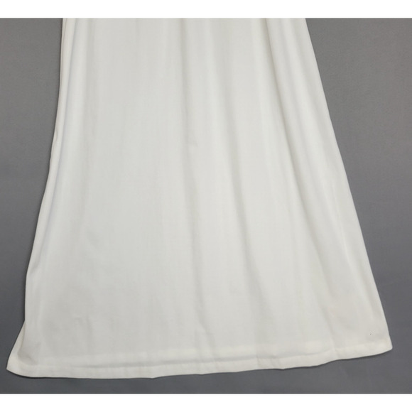 Vintage Miss Elaine Victorian Nightgown Womens S White Fleece Quilt Embroidered - Picture 3 of 12